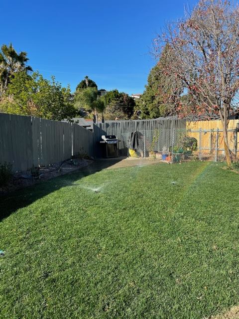 Full backyard landscaping project in El Cajon, San Diego
