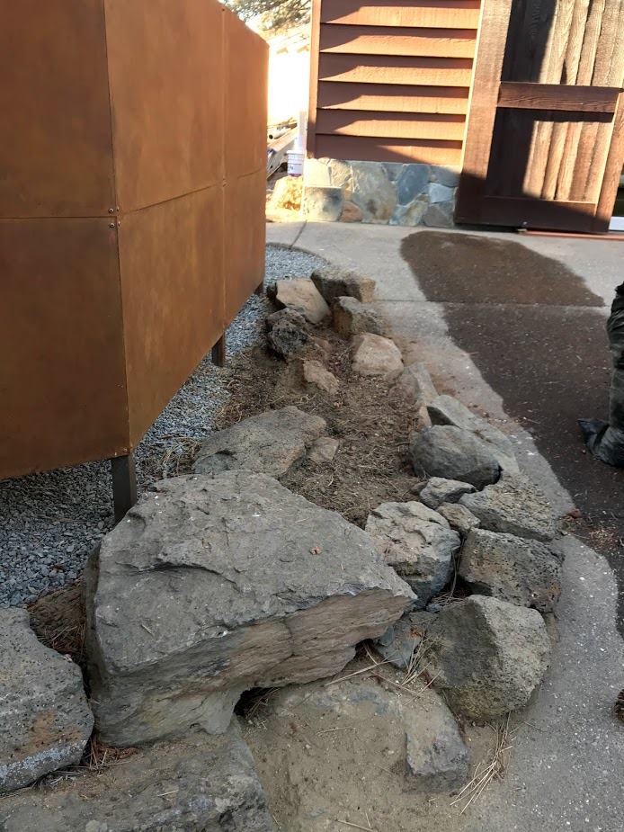 Custom rock work and landscaping by Collier Landscaping in San Diego